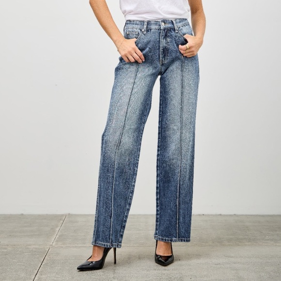 Mid Rise Straight Pants - Picture 3 of 9